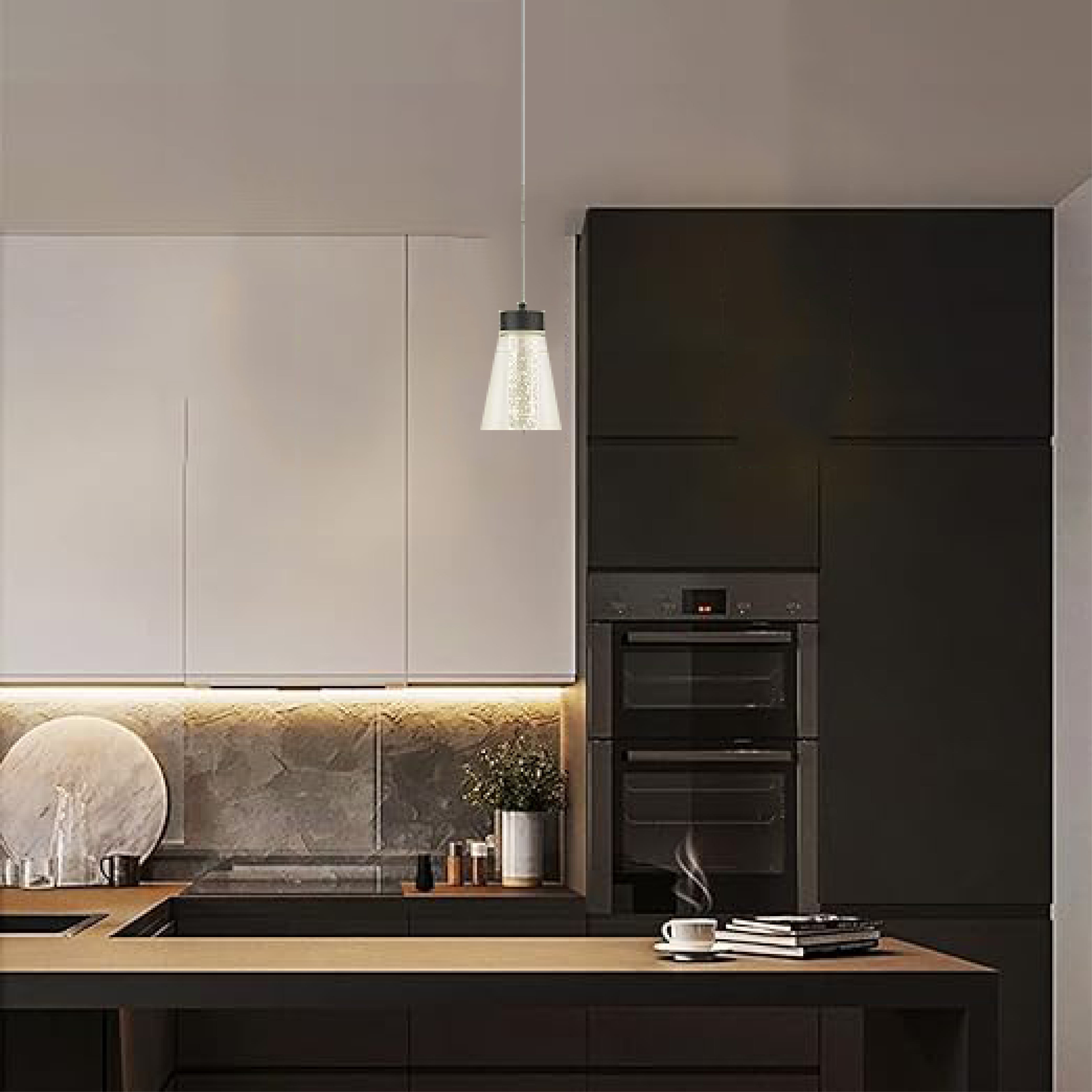 Modern kitchen hanging light Black pendant light Metal island lights