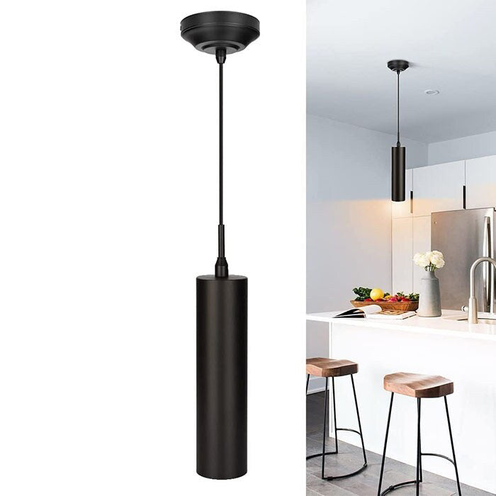 LED modern pendant light fixture matt black pendant lights for kitchen ...