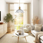 1-Light island lights gold kitchen pendant glass lighting pendant lights