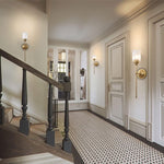 1-Light sconce lights gold wall lights glass, metal light fixture