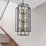 12 light home lantern tiered island pendant light fixture farmhouse kitchen hanging chandelier