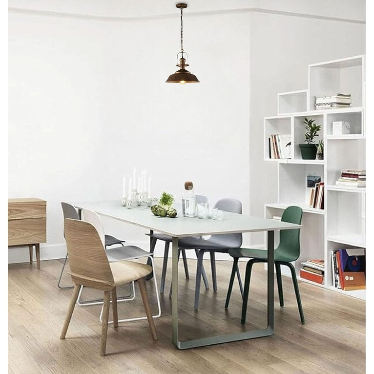 14.2 Inch dome hanging light bronze pendant light metal island lights