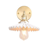 180 Degree adjustable sconce light white lights fixture brass, ceramic wall lights