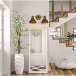2 Lights light fixture gold sconce lights metal wall lights