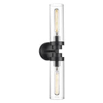 2 light industrial wall sconce farmhouse wall light fixture glass wall lamp