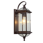 20’’ Hights porch lights bronze lights fixture tempered glass, copper wall light