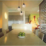 3-Light pendant light black and gold hanging lights glass, metal dining lights