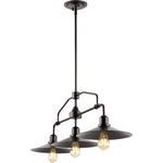 3 light industrial pendant light coastal dining chandelier bronze farmhouse light fixtures