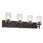 4 light vanity rubbed bronze wall light fixture industrial indoor wall sconce