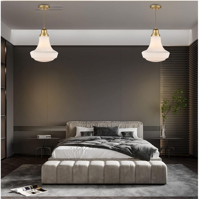 Art deco light fixture gold kitchen light iron pendant light