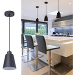 Black kitchen pendant light island modern