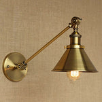 Divito 1-Light Armed Sconce with brass finish