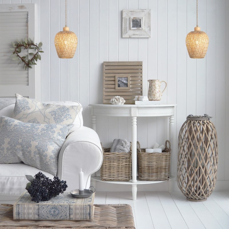 Farmhouse kitchen island lights natural hanging light fixtures bamboo pendant light