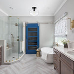 Farmhouse light fixture Black Ceiling Light Aluminum, Glass, Ceramic Fixture light