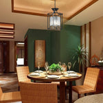 Farmhouse pendant light black island light metal hanging lights