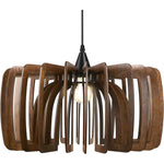 Farmhouse pendant light wood hanging light ceiling chandelier industrial ceiling light fixture