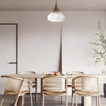 Farmhouse pendant lights matte black hanging lighting wood, glass and metal island lights