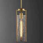 Gold glass pendant lights modern hanging light fixture