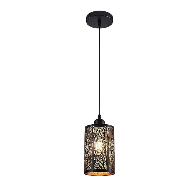 Industrial pendants lights Cylinder hanging lights ‎Metal kitchen Island lights