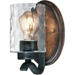 Industrial rustic wall sconces  farmhouse light