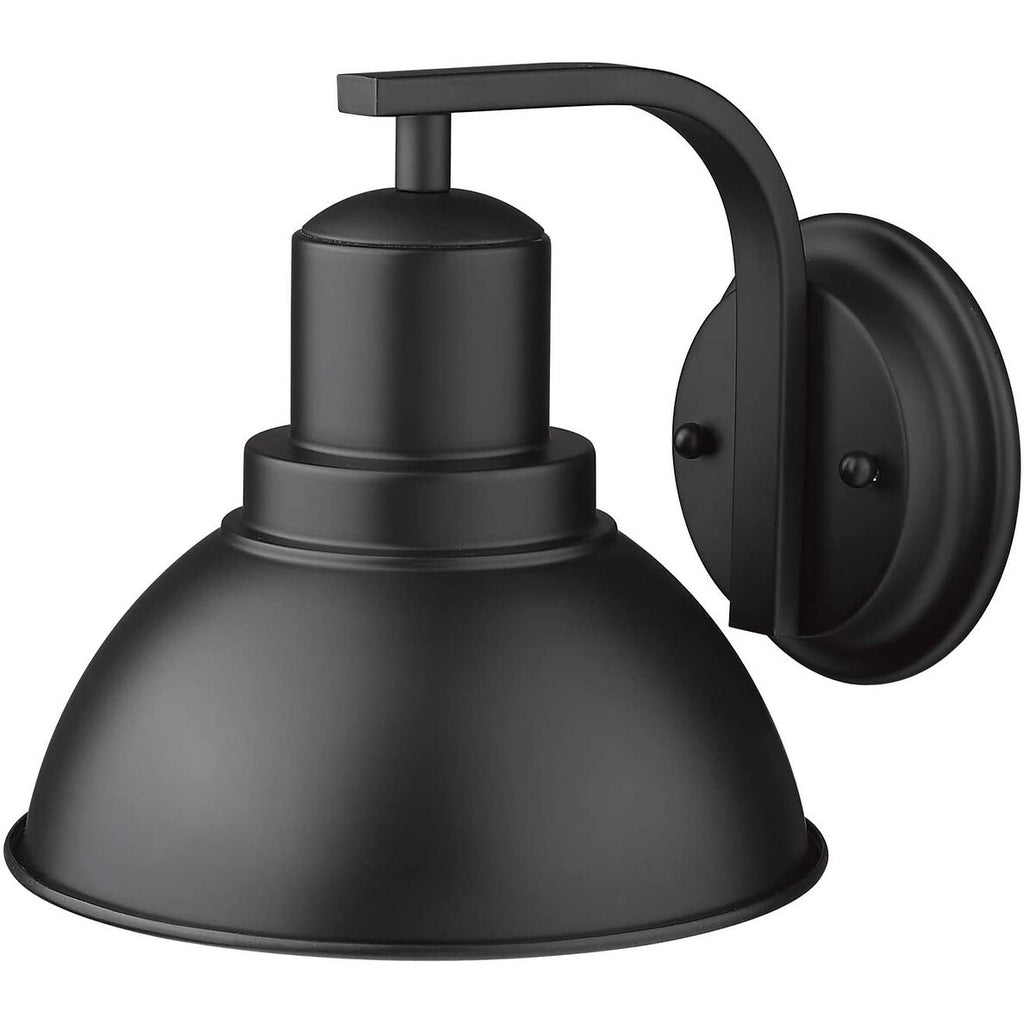 Industrial wall mount lamp light fixture black arm wall sconce