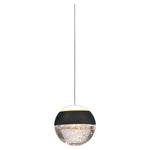Matt Black globe pendant light Bubble Crystal Ball Kitchen light Mini LED Pendant Lighting Fixture