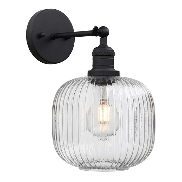 Modern bathroom lights black hallway lights  glass, metal bedroom lights