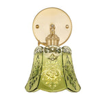 Plug in sconce lights green wall lights glass, metal living room lights