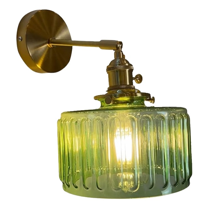 Premium light fixtures green wall lights copper sconce light