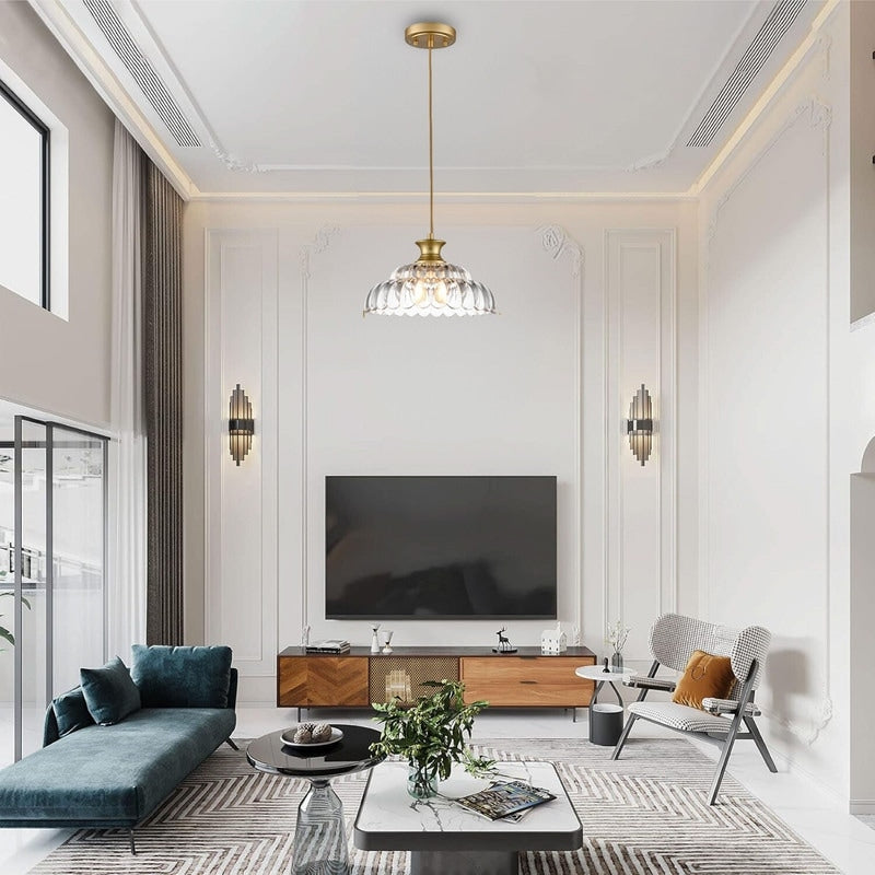 Vintage light fixture gold bedroom light glass,metal kitchen pendant lights