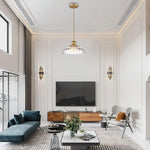 Vintage light fixture gold bedroom light glass,metal kitchen pendant lights