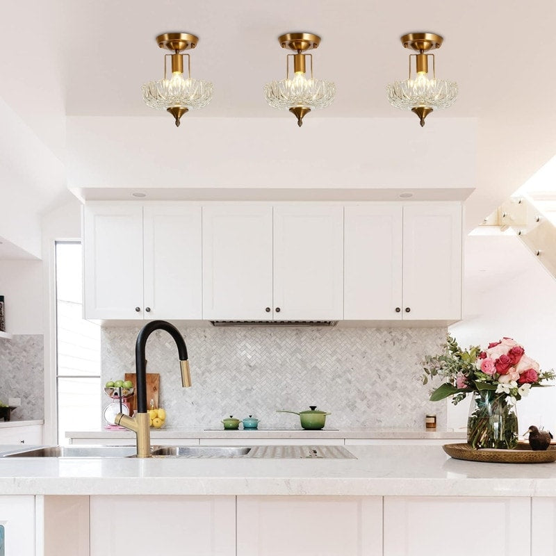 Vintage light fixture gold chandelier lights iron ceiling light