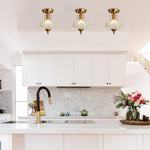 Vintage light fixture gold chandelier lights iron ceiling light