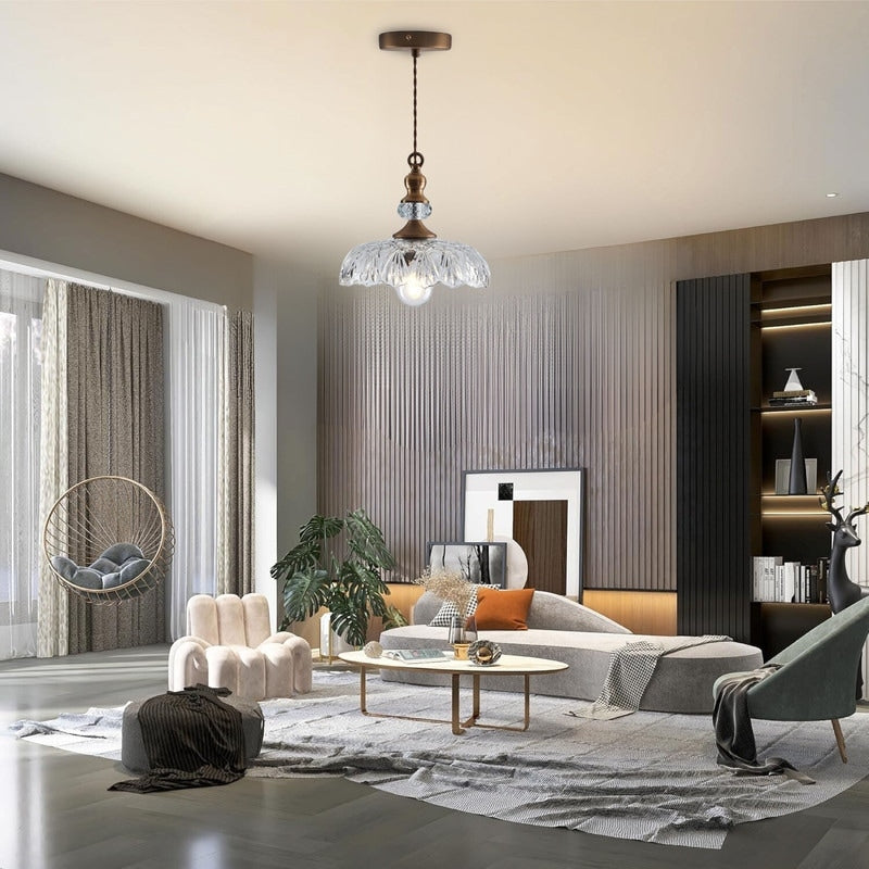 Vintage pendant light gold dining light fixtures glass porch light