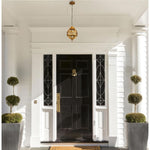 Vintage porch light gold light fixtures aluminum, glass pendant lights