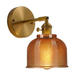 Vintage wall lights gold sconce lights brass, glass, copper light fixture