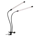 ‎Clip-on countertop led light black grow lights for plants iron, plastic indoor plant light