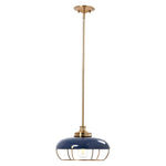Dome Pendant ceiling led lights Navy Blue pendant light Metal home lighting