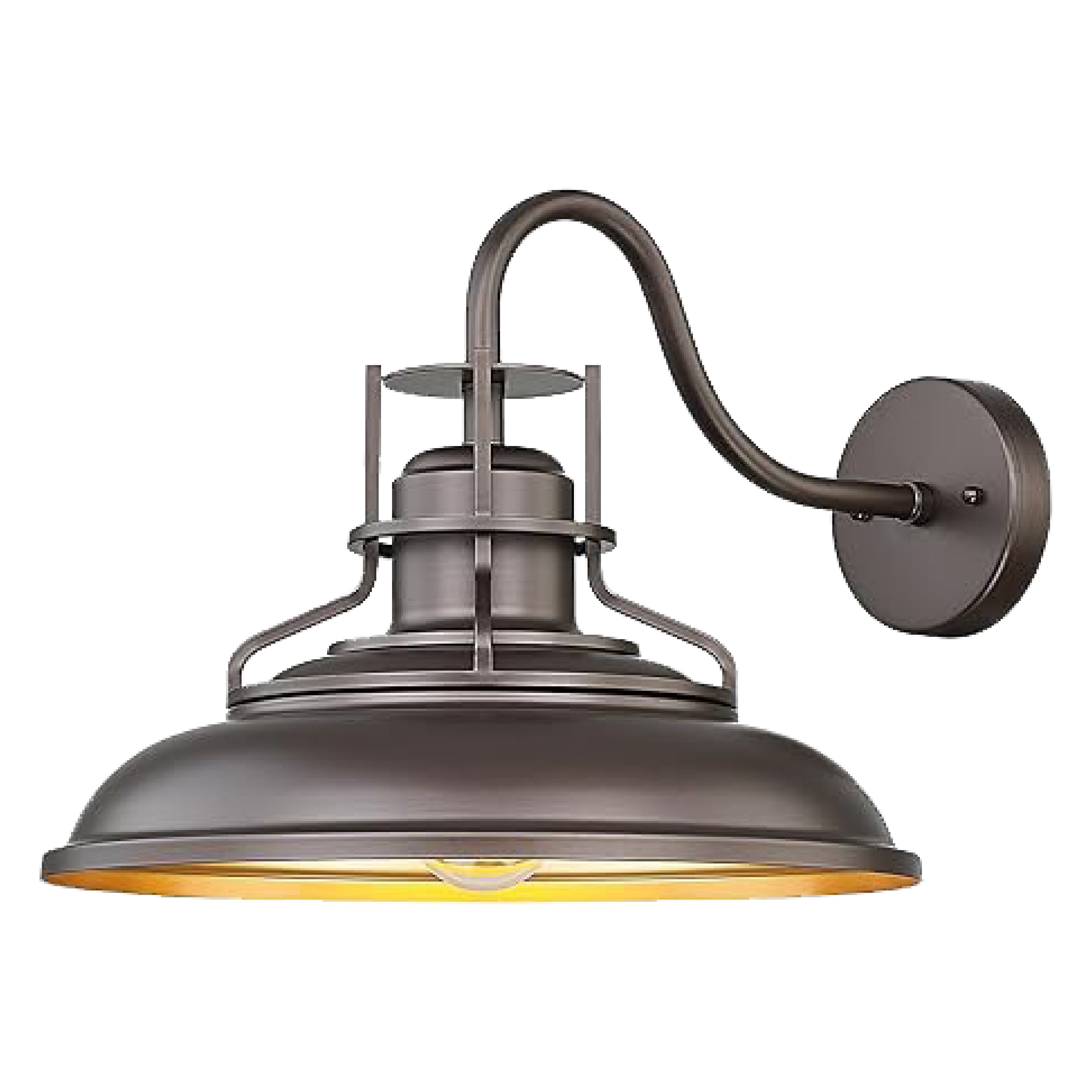 2-Pack farmhouse wall light black and ORB fixture light iron entryway light