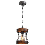 1-Light Farmhouse pendant light wood kitchen light island pendant light fixtures