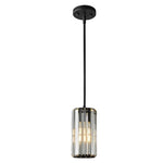 3-Pack kitchen pendant light  Black hanging lamp Crystal hanging light