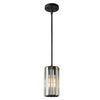 3-Pack kitchen pendant light  Black hanging lamp Crystal hanging light