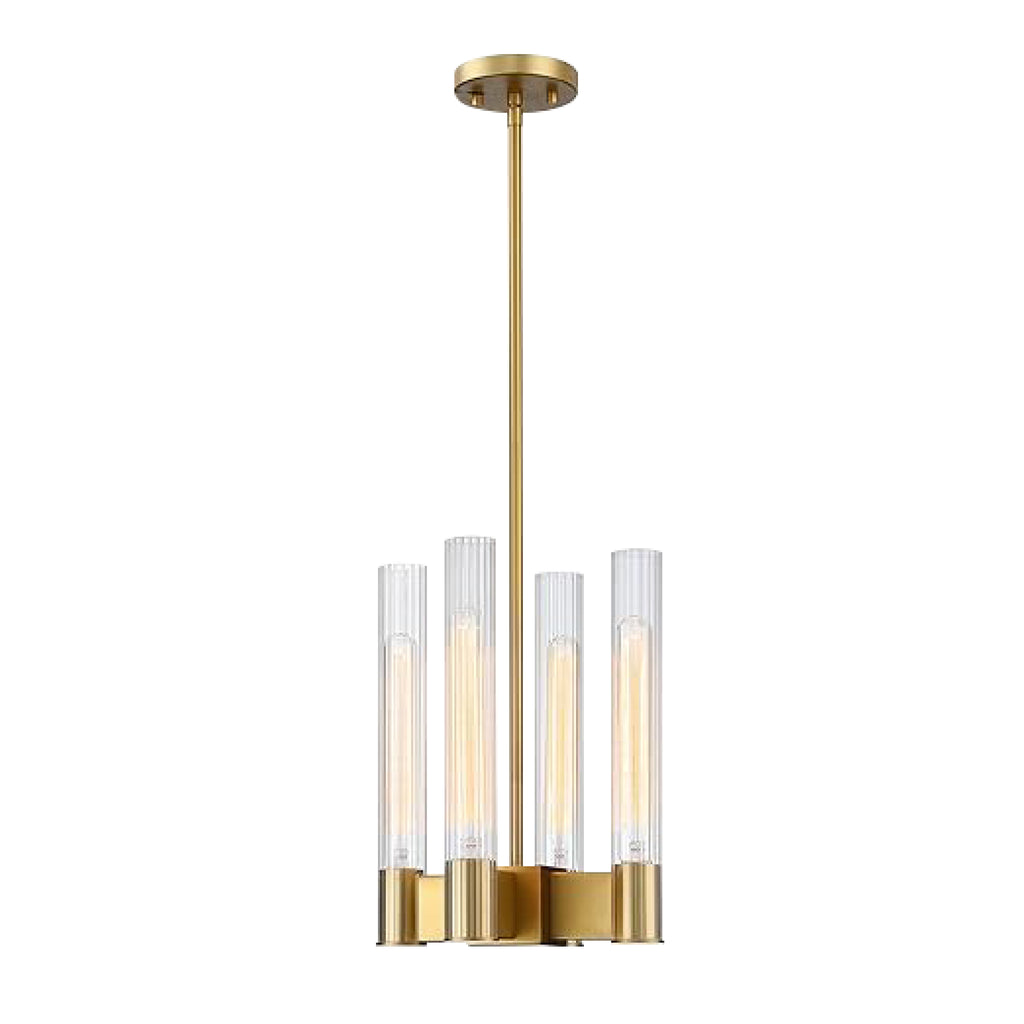 Modern chandelier light Brushed Brass Gold light fixtures  Metal pendant light