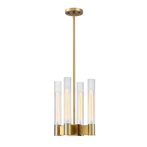 Modern chandelier light Brushed Brass Gold light fixtures  Metal pendant light