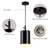 1 Light black pendant light Edison Style Hanging light Kitchen Island Ceiling light