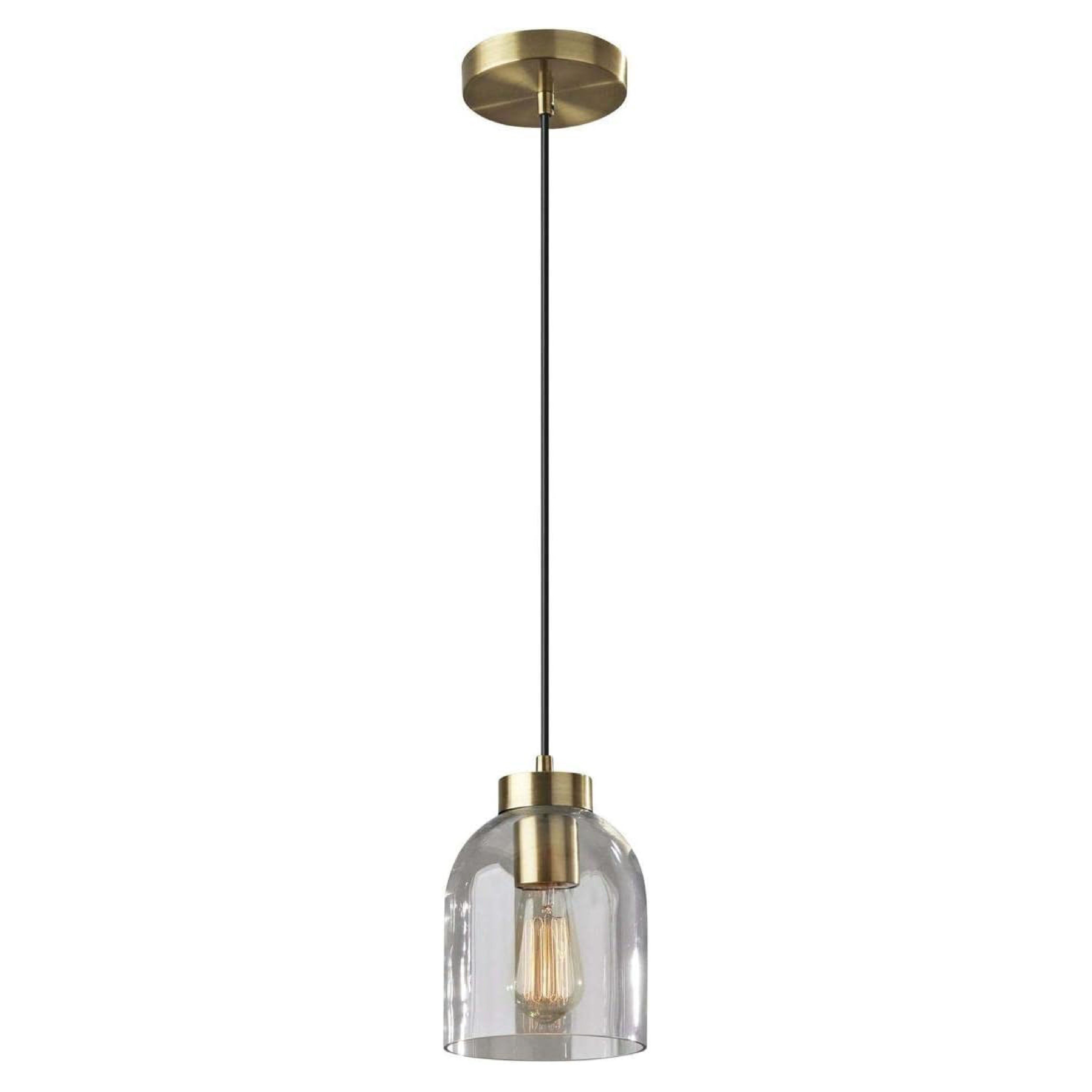 Antique finish ‎light bulb brass light fixture metal pendant light