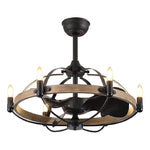 27’’ Farmhouse chandelier light black bedroom lights iron ceiling light