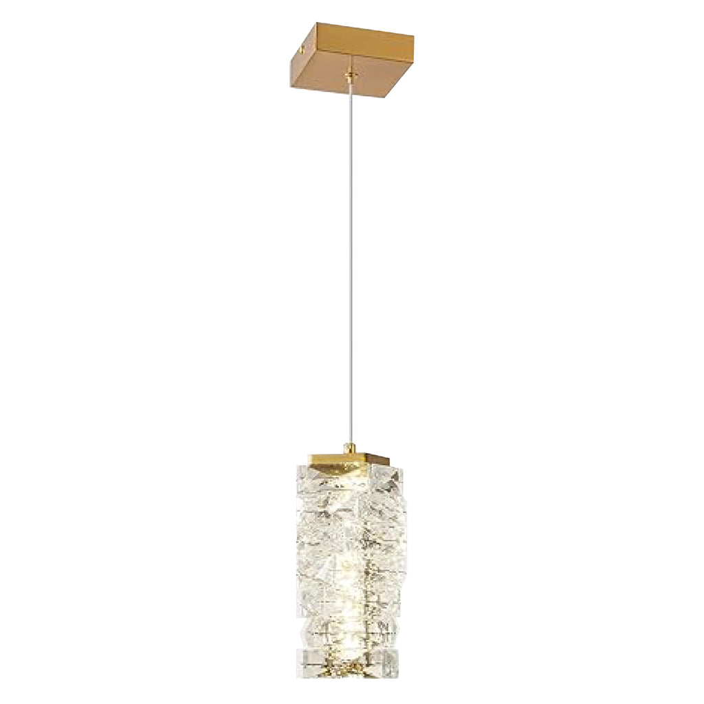 Modern led lighting light Gold pendant light crystal light fixture