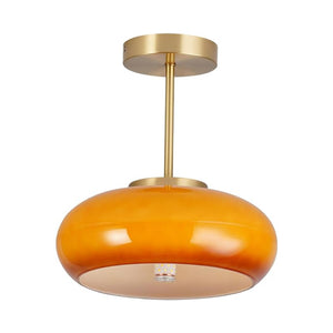 Modern light fixtures Orange kitchen light Metal chandelier light