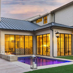 2 Pack solar lights black lantern lights acrylonitrile butadiene styrene wall light